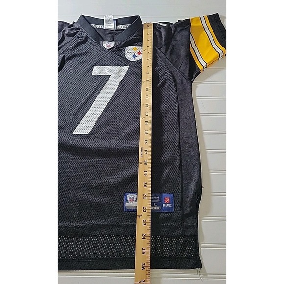 NFL Pittsburgh Steelers Ben Roethlisberger Football Jersey Youth‎ Large Reebok - Picture 7 of 9